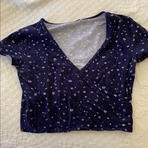 Cute wrapped top from pacsun